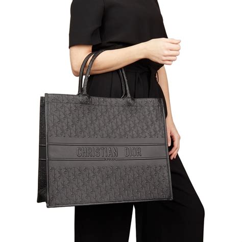 black christian dior book tote|dior oblique book tote.